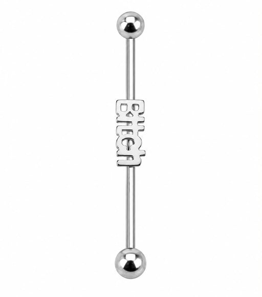 Industrial Scaffold Bar with "Bitch" Logo