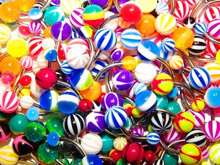 Multi-pack of Mixed Style Belly Bars
