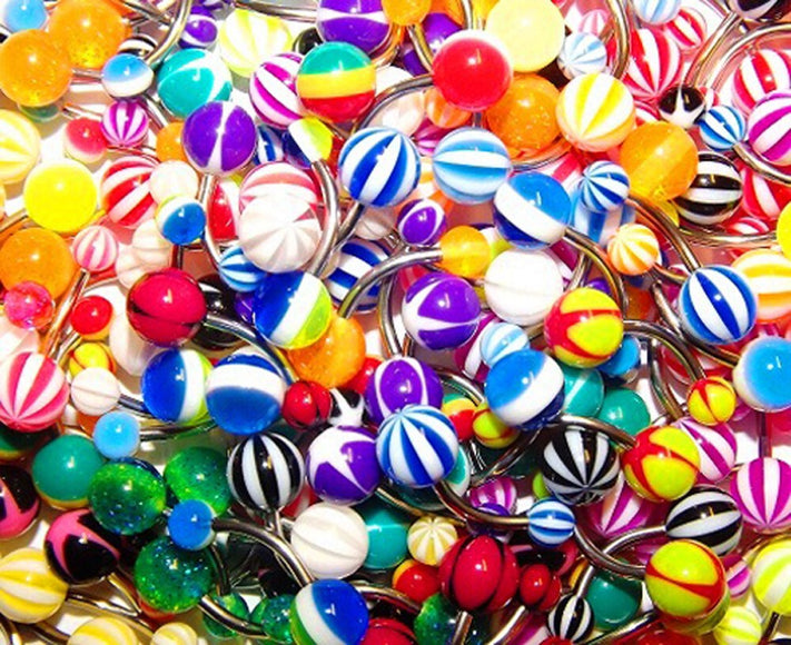 Multi-pack of Mixed Style Belly Bars