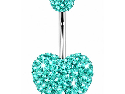Ferido Heart Surgical Steel Belly Bar