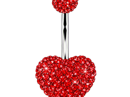 Ferido Heart Surgical Steel Belly Bar