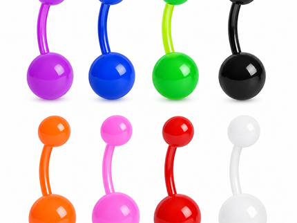8 Pack of Ultra Violet Flexible Belly Bars
