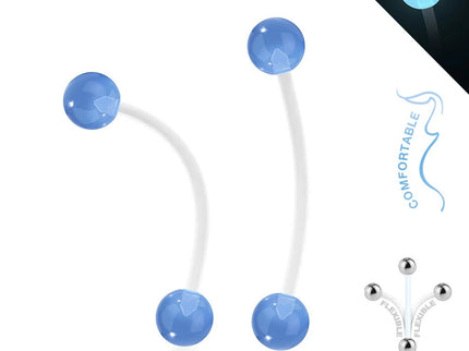 Maternity Belly Bar with Glow in Dark Balls
