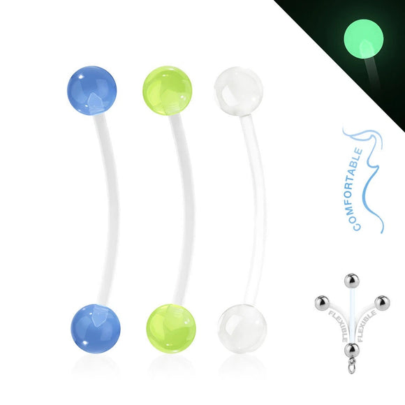Maternity Belly Bar with Glow in Dark Balls