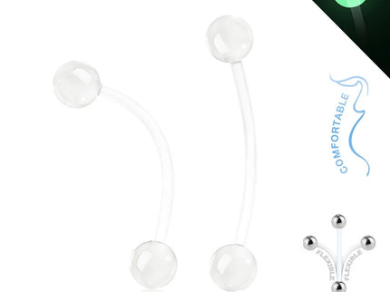 Maternity Belly Bar with Glow in Dark Balls