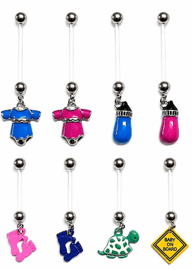 8 Pack of Bio-Flex Pregnancy Maternity Belly Bars