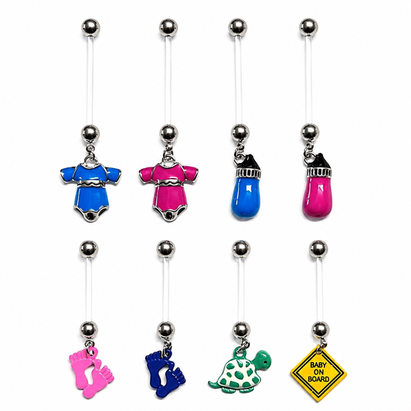 8 Pack of Bio-Flex Pregnancy Maternity Belly Bars