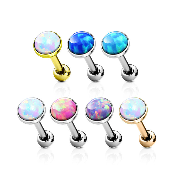 Cartilage Bar with Opal Top