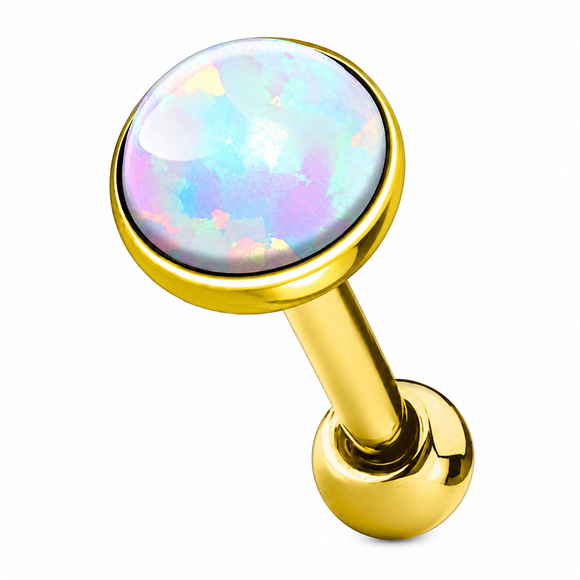 Cartilage Bar with Opal Top