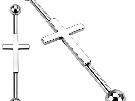 Industrial Scaffold Barbell with Cross