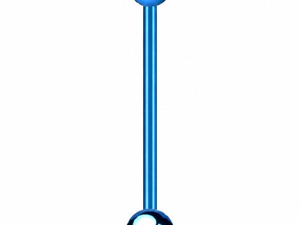 Basic Straight Industrial Barbell Bar with Ball Ends