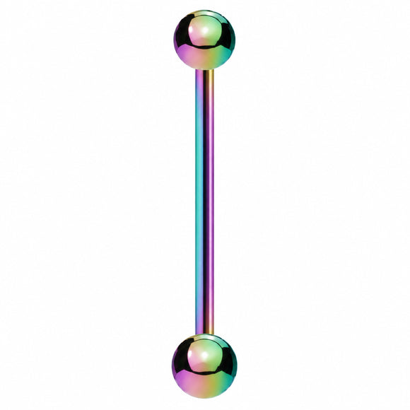 Basic Straight Industrial Barbell Bar with Ball Ends