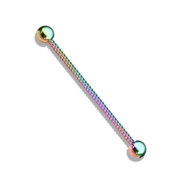 Twisted Rope Industrial Scaffold Barbell